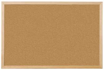 Ilmoitustaulu 900 x 1200 mm niceday, reunat puuta Korkkitaulu
