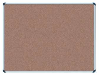 Ilmoitustaulu 900 x 1200 mm Office Depot, reunat alumiinia Korkkitaulu