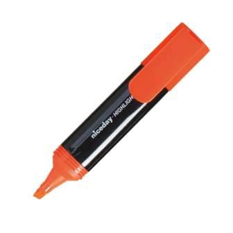 Korostuskynä niceday 5mm viisto, oranssi,  12 kpl/ras