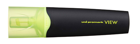 Korostuskynä uni-ball USP-200 Promark View keltainen