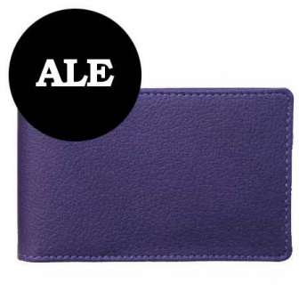 Korttikotelo lila 16 kortille, keinonahka