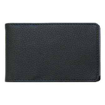 Korttikotelo musta 16 kortille, keinonahka