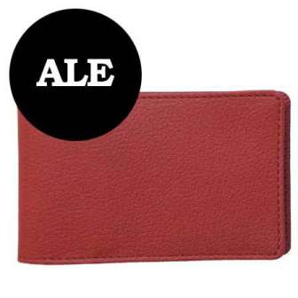 Korttikotelo punainen 16 kortille, keinonahka