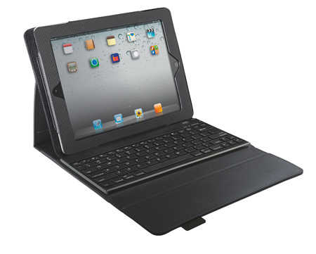 Kotelo kansi+näppäimistö Tech Grip iPad/2 musta