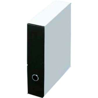 Kotelomappi A4 8cm pahvia PP musta