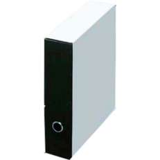 Kotelomappi A4 8cm pahvia PP musta