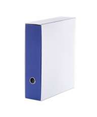 Kotelomappi A4 8cm pahvia PP sininen