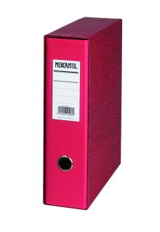 Kotelomappi A4 Mercantil punainen etik.tasku