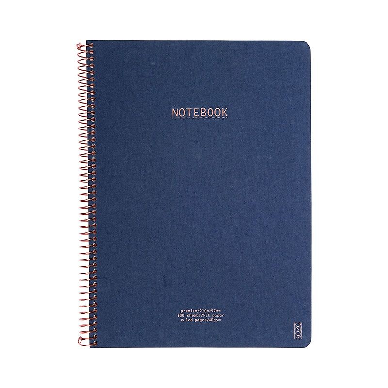 KOZO Notebook A4 Premium Navy