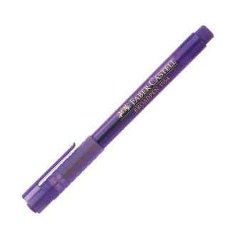 Kuitukärkikynä Faber-Castell 1554 broadpen 0,8mm lila