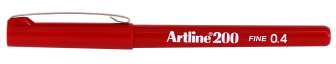 Artline 200 0,4mm punainen