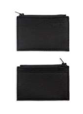 Kukkaro nahkainen musta