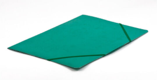 Kulmalukkokansio 105K vihreä kiiltopahvia economy