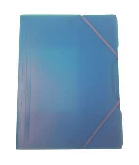 Kulmalukkokansio 108K PP Frost sininen