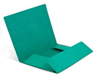 Kulmalukkokansio 108K vihreä kiiltopahvia economy