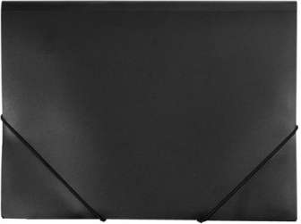 Kulmalukkokansio A4 muovi musta