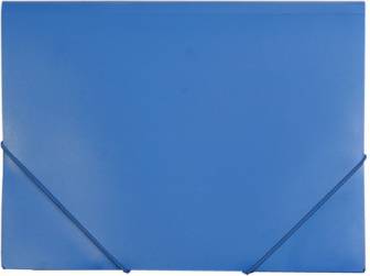 Kulmalukkokansio A4 muovi sininen