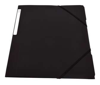 Kulmalukkokansio A4 musta