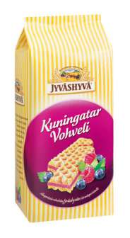 Kuningatarvohveli 305g Jyväshyvä 13 pkt/ltk