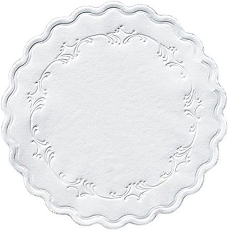 Kupinalunen Romance valkoinen 9 cm, 250kpl/pak
