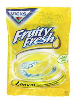 Kurkkupastilli Vicks kova Lemon Plus 60g/pss