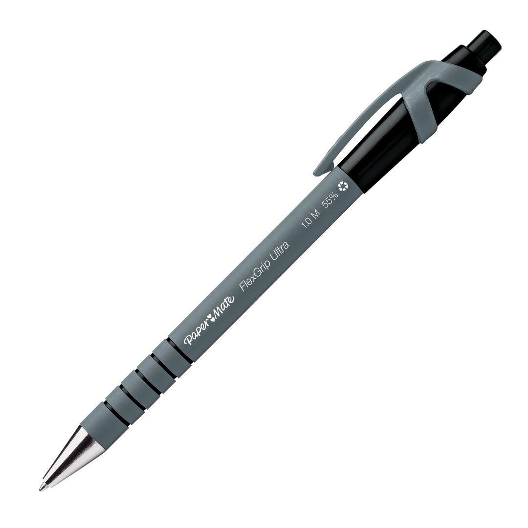 Kuulakärkikynä Papermate Flexgrip Ultra medium musta