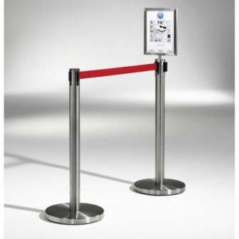 Kylttipidike nauhatolppaan