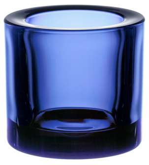 Kynttilälyhty Kivi 60mm ultrasininen, Suomi 100