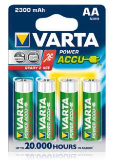 Ladattava pienakku Varta Power Accu 4 x AA 2300 mAh