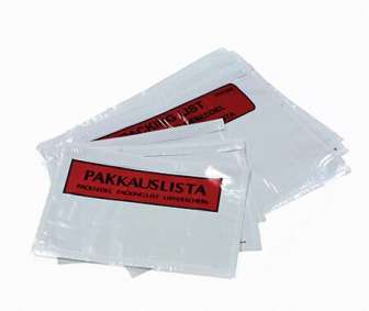 Lähetyslistatasku C6 painettu