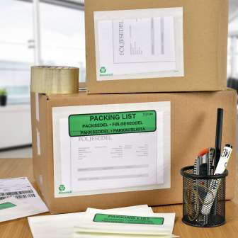 Lähetyslistatasku C5 100% paperi