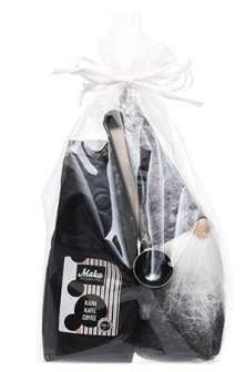 Lahjapakkaus kahvi/tonttu