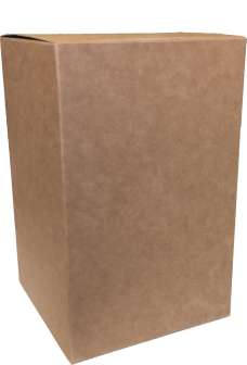 Lahjarasia ruskea 120x120x190mm