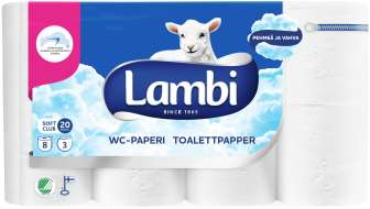 Lambi WC-paperi valkoinen