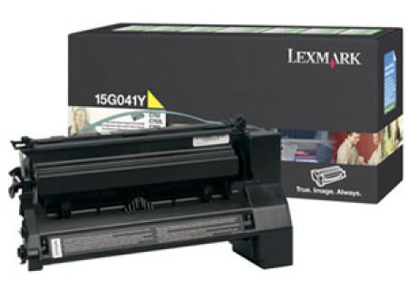 Värikasetti laser Lexmark 15G041Y C752/L/C760/C762 keltainen