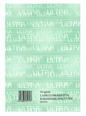 !Laskulomake Ultra A5
