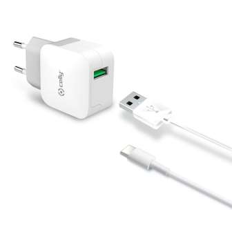 Celly laturi Turbo+USB-C kaapeli