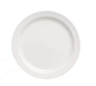 Lautanen Kesti matala valkoinen, halkaisija  24 cm