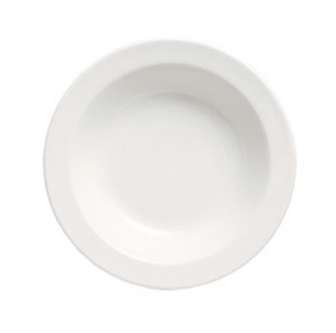Lautanen Kesti, syvä valkoinen, halkaisija 20 cm