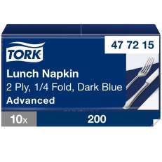 Lautasliina 2-krs 1/4 sininen