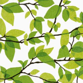 Lautasliina 33x33 cm Finlayson Kesäkuu vihreä, 20 kpl/pkt