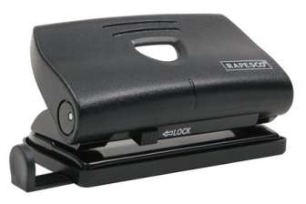 Lävistin Rapesco 810-P musta lävistää 12 arkkia