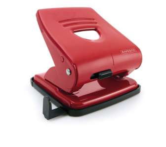 Lävistin Rapesco 827 punainen lävistää 30 arkkia