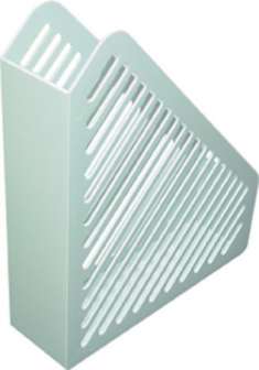 Lehtikotelo Helit A4 v.harmaa 75x251x293 mm