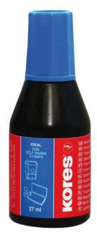 Leimasinväri Kores sininen,  27 ml