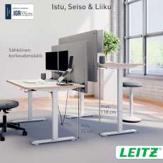Leitz Ergo sähköpöytätaso 140x80cm