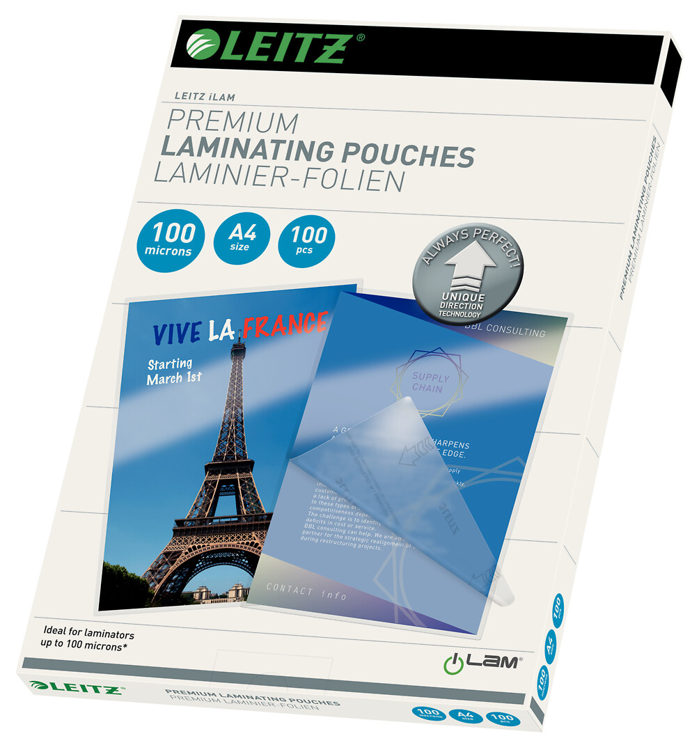Leitz iLAM Premium A4 100mic