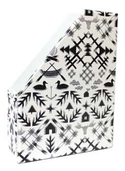 Lifesaver Lehtikotelo A4 Villi pohjola, mustavalkoinen