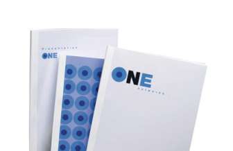 Liimasidontakansi A4 1,5mm valkoinen 15 sivua