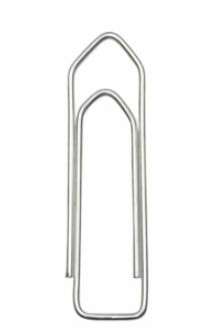 Paperiliitin hopea 25mm 1000kpl